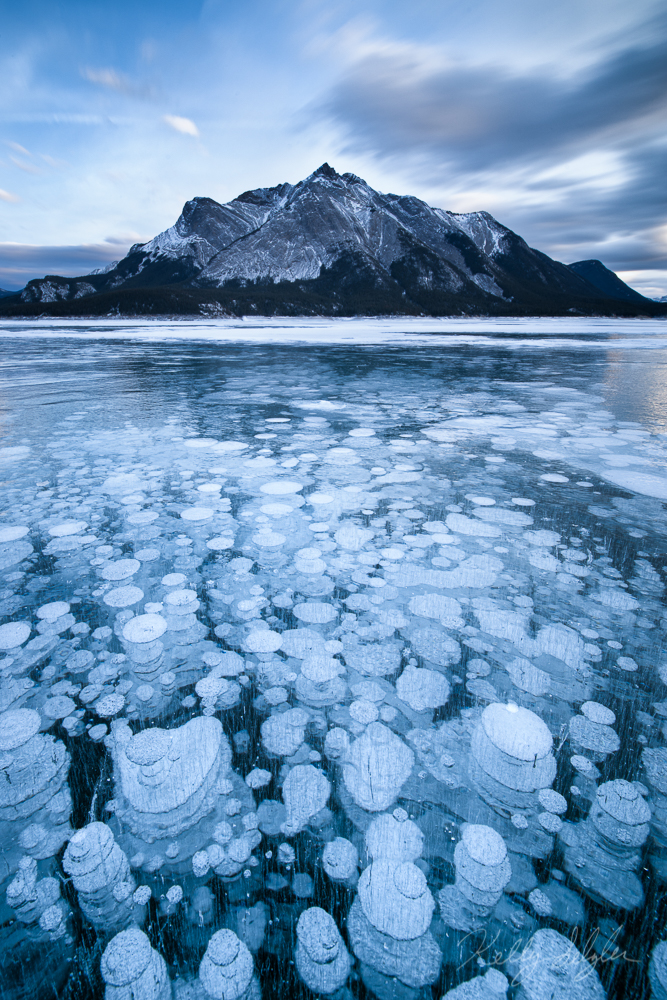 My first visit to Abraham Lake to see the infamous bubbles, I was overwhelmed by the magic of this place!