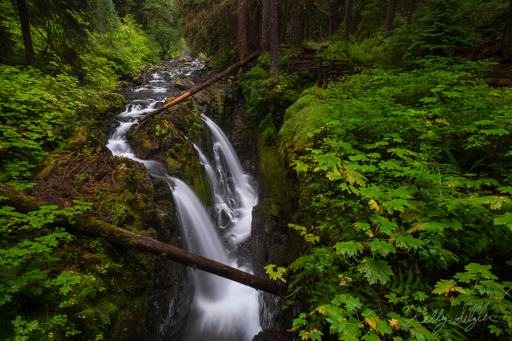 An early and quiet morning visit to this popular waterfall.