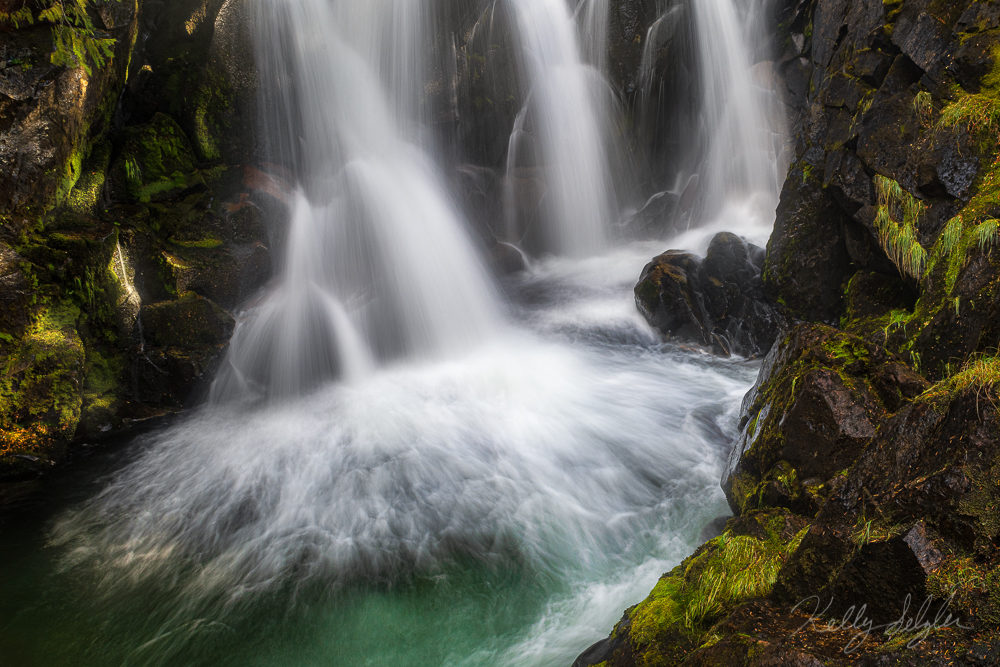 A gorgeous, and often overlooked, little waterfall in Mt. Rainier National Park.