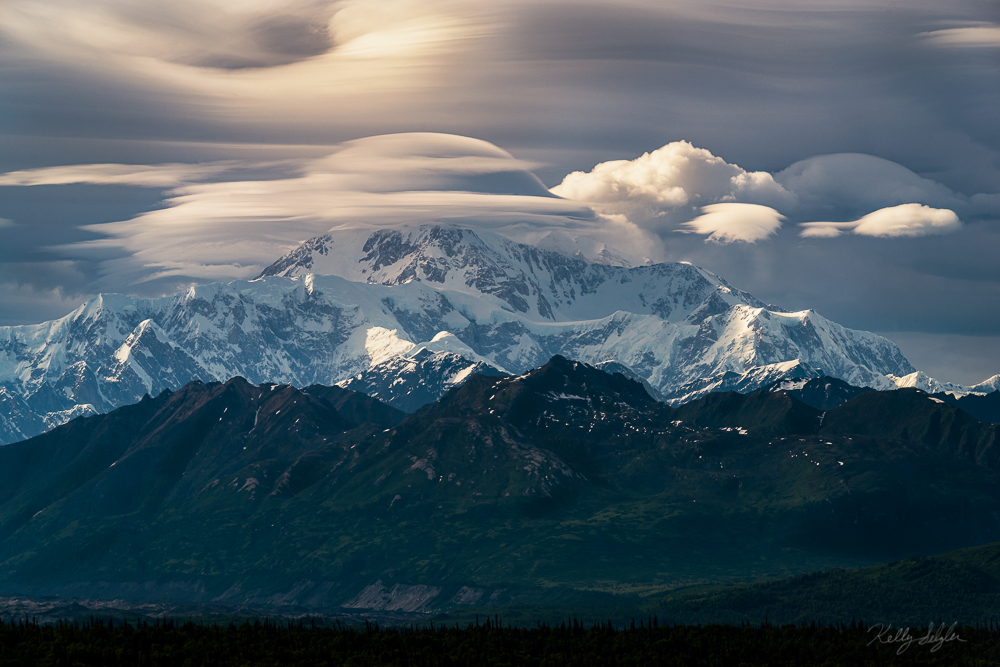I was awestruck by these clouds hovering above the highest peak in North America.